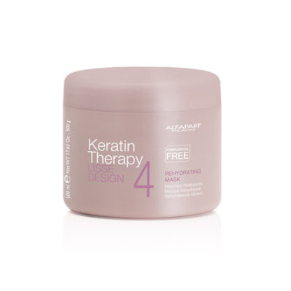 Кератиновая увлажняющая восстанавливающая маска для волос  LISSE DESIGN REHYDRATING MASK - 500 мл.