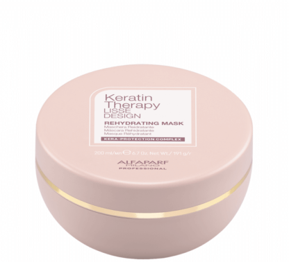 Кератиновая увлажняющая восстанавливающая маска для волос  LISSE DESIGN REHYDRATING MASK - 200 мл.
