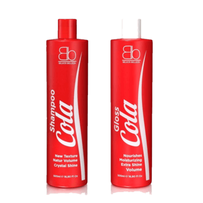 Hair Cola Shampoo 500 мл + Hair Cola Gloss 500 мл (для проведения процедуры с ампулами Hair Cola)